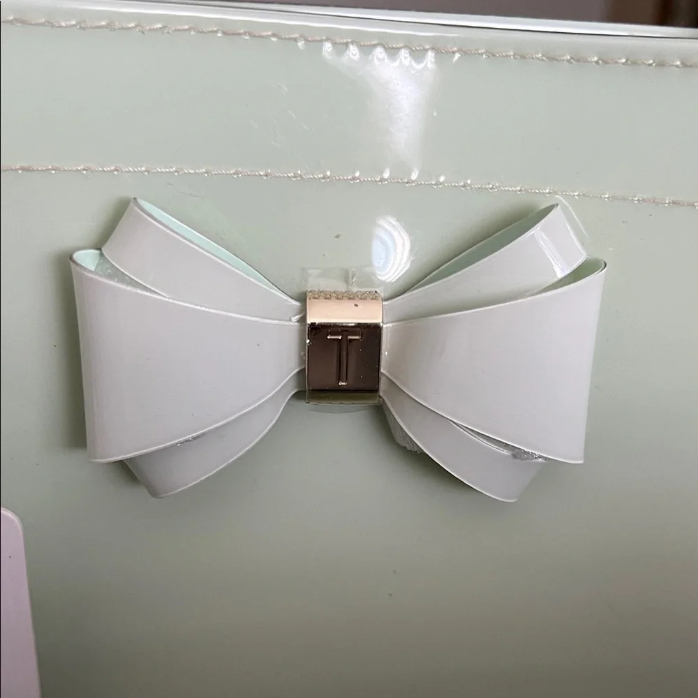 Ted Baker Light Green Mini Bag with Bow NWT - Picture 5 of 7
